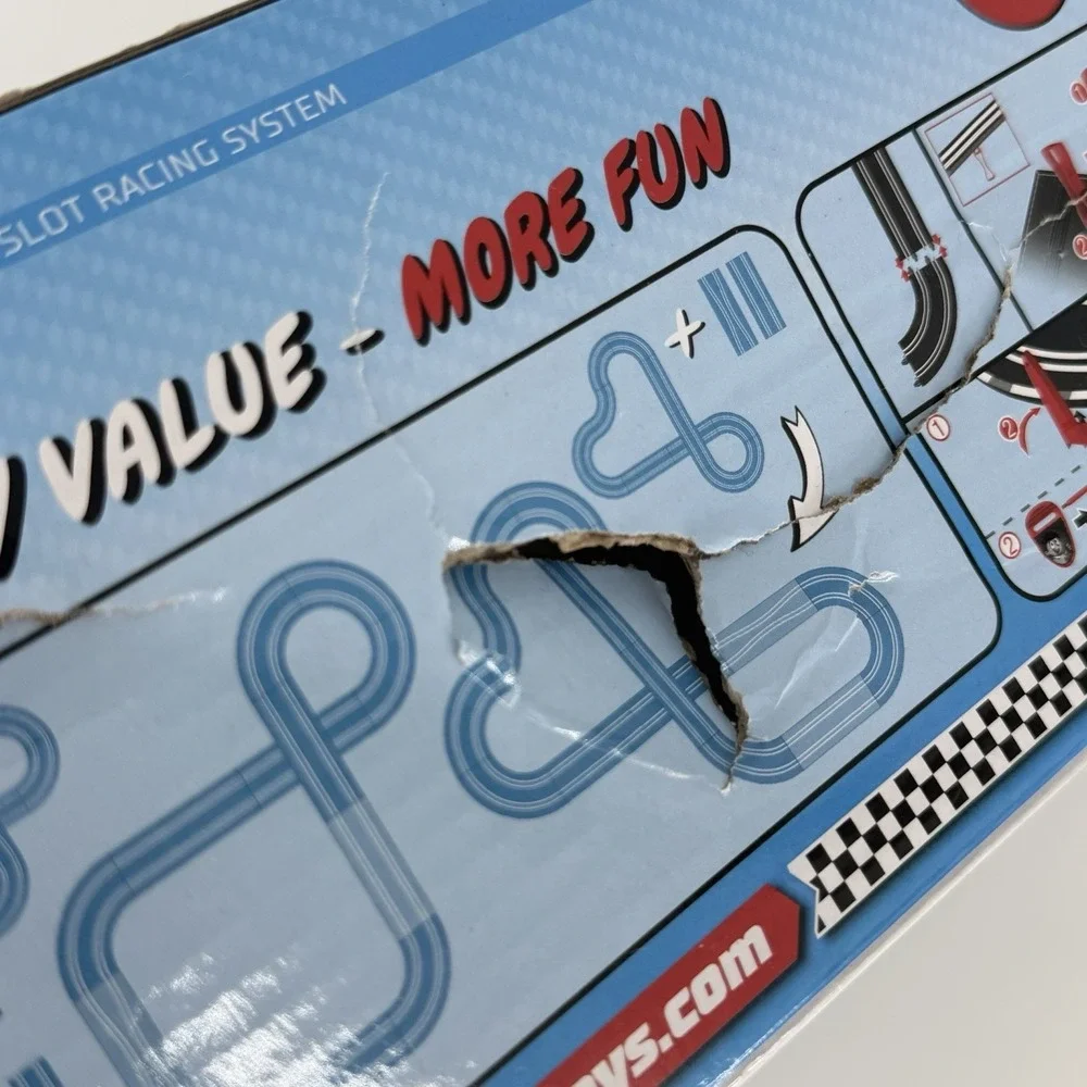 Carrera FIRST One Fits All Expansion Pack Slot Racing Track Set New Box Damage